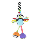 Sassy Boppin’ Birdie | Developmental Plush Toy for Early Learning | High Contrast | Attaches to Baby Gear for Travel | for Ages Newborn and Up (80660) by TinyTreasures Baby Boutique