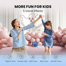 IROO Mini Karaoke Machine for Kids, 2025 TOP Toys Birthday Gifts Ideas for Girls Ages 4, 5, 6, 7, 8, 9, 10, 12+ Years Old, Portable Bluetooth Speaker with 2 Wireless Mics for Party Toddlers by TinyTreasures Baby Boutique