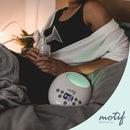 Motif Luna Double Electric Breast Pump Bundle with Luna Cooler Set and Milk Storage Bags, 6 oz - 100 Count - Milk Freezer Bag with Easy Pour Spout by TinyTreasures Baby Boutique