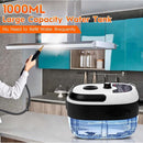 Steam Cleaner, 2500W High Handheld Steam Cleaner, 1L Portable Car Steam Cleaner, 6 High Speeds Pressure Temperature Steam Cleaning Machine with 3 Brush Heads for Kitchen Home Car Cleaning（White） by TinyTreasures Baby Boutique