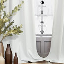 Ivory White Curtains 84 Inch Length 2 Panels for Living Room Curtain for Bedroom Window Total Blackout Off White Drapes 84 Long Boho Farmhouse Linen Black Out Thermal Insulated Curtain Back Tab Pocket by CozyNest Decor