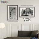 VCK 20x30 Frame 3 pack, Grey Solid Wood Poster Picture Frame, Exclusive Wood Grain, Wall Mounting Hanging by CozyNest Decor