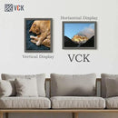 VCK 16x20 Picture Frames for Wall - 3 pack, Grey Natural Solid Wood Frame, Exclusive Wood Grain by CozyNest Decor