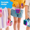 Move2Play, Karaoke Machine for Kids | Includes 20+ Kid Songs | 2 Microphones | Connect with Bluetooth | 3, 4, 5, 6, 7+ Year Old Gift | Toy for Girls, Boys, & Toddler | Birthday Present by TinyTreasures Baby Boutique
