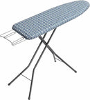 APEXCHASER Ironing Board, Full Size Iron Board with Iron Rest, lightweight Ironing Board with Height Adjustable, Extra Thick Heat-Resistant Cover with Padding, Heavy-Duty Sturdy Metal Legs, 43x13 Blue by CozyNest Decor