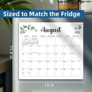 2025-2026 Magnetic Fridge Calendar 18 Monthly Magnetic Calendar for Refrigerator 2025-2026 Wall Calendar Planner Runs from June 2025 Until November 2026 Easy Organizing Markers Tearable (Nature) by TinyTreasures Baby Boutique