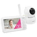VTech Video Baby Monitor with 5" LCD Screen, Up to 17Hrs Video & 31Hrs Audio Battery Life, Night Vision, 1000ft Range, Pan-Tilt-Zoom, Lullabies, Soothing Sounds, Temperature Sensor, No WiFi: 924W by TinyTreasures Baby Boutique