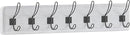 HBCY Creations Whitewash Solid Wood Wall Mounted Coat Rack with Shelf, 7 Hooks, 34" Long - Kitchen, Mudroom, Entryway, Bathroom - Includes Mounting Hardware, Coat Hanger, Dog Leash Hooks, Towel Rack by CozyNest Decor