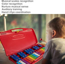 MUSICUBE Professional Glockenspiel for Kids & Adults 25-Note Well-Tuned Xylophone for Baby Toddler Orff Percussion Instrument Educational Musical Toys for Boys Girls Aged 3+ Gift Choice (G5-G7) by TinyTreasures Baby Boutique
