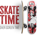 24 inch Rude Boyz Mini Cruiser Skateboard - Aluminium Trucks - Kids Skateboard Ages 5-8 Beginner - Skateboards for Kids by TinyTreasures Baby Boutique