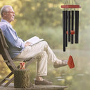 Wind Chimes for Outside, 30" Black Aluminium Wind Chime with Wind Catcher, Outdoor Garden Patio Decoration Windchimes, Classic Zen Gift for Men and Women by CozyNest Decor