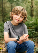 XPLORA XGO 3 - Watch Phone for Children (4G) - Calls, Messages, Kids School Mode, SOS Function, GPS Location, Camera and Pedometer – (Subscription Required) (Black) by TinyTreasures Baby Boutique