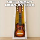 23" Acoustic Guitar, Kids 6 String Toy Guitar - Realistic Steel Strings - Beginner Practice First Musical Instrument for Children, Toddlers (Cherry Sunburst) by TinyTreasures Baby Boutique