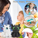 Crochet Kit for Beginners,Beginner Crocheting Animals Kits w Step-by-Step Video Tutorials, Knitting Starter Pack for Adults and Kids,2 Pack Dragon by TinyTreasures Baby Boutique