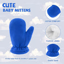 BAVST Baby Toddler Winter Mittens Girls Warm Fleece Lined Gloves Kids Sherpa Lined Mittens for Boys by TinyTreasures Baby Boutique