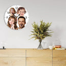 Generic Custom Wall Clock Personalized Clocks with Photo Text Logo Customize Gifts for Kitchen Bathroom Home Creative, 12inch-30cm by TinyTreasures Baby Boutique