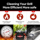 Grill Brush Bristle Free,Unique Wave pad for Cast Iron/Stainless-Steel Grates, (Only Replaceable Cleaning Head No Grill Brush) by GreenHaven Gardens