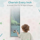 A Lifetime Story Growth Chart for Wall - Personalized for Photos, Photo Stickers, and Memory Album Feature - Height Chart for Kids - Child Height Wall Chart - Height Measurement for Wall by CozyNest Decor