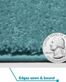 KOECKRITZ Soft and Colorful Kids Classroom Area Rugs (Passes Flammability Pill Test) Many Sizes and Bright Colors to Select from (5' x 7', Surf) by CozyNest Decor