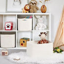 3-Pack Shelf Baskets for Organizing, Woven Storage Basket for Shelves, Cotton Rope Storage Bins for Toys Books, Nursery Towel Baskets for Classroom, 14.96"X9.8"X8.85", White by CozyNest Decor