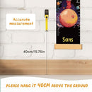 Personalized Name Growth Chart Wall Decor for Kids – Canvas Removable Height Chart Measuring Ruler 59" x 7.9" (Rocket) by TinyTreasures Baby Boutique