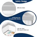 Baby Playpen with Mat, 50x50 inch Playpen for Babies and Toddlers with Mat, Baby Playard Safety Fence Active Center for Indoor by TinyTreasures Baby Boutique