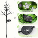 Solar Garden Lights Garden Decor, Solar Flowers Lights Outdoor Decorative,2Pack 40LED Solar Lights Outdoor Garden Waterproof for Outside Yard,Lawn,Patio,Pathway Decorations Gardening Gifts by CozyNest Decor