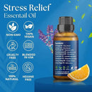 Stress Relief Essential Oil Blend 30 ml - Stress Relief & Calm Essential Oil for Diffusers & Aromatherapy - Promotes Relaxation & Rest - Nexon Botanics by CozyNest Decor