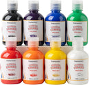 Fantastory Tempera Paint for Kids 8 Colors (8.4 oz Each) Washable, Non-Toxic for Poster and Sponge Painting, Finger and Hand Paint Bottles Gifts by TinyTreasures Baby Boutique