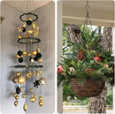 15 Pack 25" BLK Storagehook Black Hanging Chains with Hooks for Hanging Bird Feeders Planters Baskets Billboards Lanterns Wind Chimes Ornaments by GreenHaven Gardens