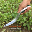 One-Piece Aluminum Gardening Weed Tools, Hand Garden Weeder Tool, Ergonomic Handle Best Weeding Tool, Weed Pull Tool with Serrated Edge, Grass Removal Tool by GreenHaven Gardens