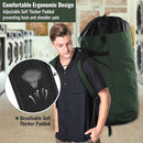 Laundry Bag Backpack, 125L Extra Large Travel Laundry Bags with Shoulder Straps, Adjustable & Extendable Design, Laundry Hamper Bag with 3 Pockets for Laundromat, College, Travel by TinyTreasures Baby Boutique