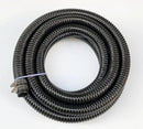 Pond Tubing 1 inch Id Black Plastic Corrugated Water Hose Strong Flexible Sump Pump Drain Hose Pipe 20Ft by GreenHaven Gardens