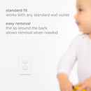 Ubbi Outlet Covers for Child Safety, Plug Protectors, Baby Proofing, Safe & Secure Electrical Plug Covers, White, 24 Count by TinyTreasures Baby Boutique