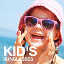 RIVBOS Kids Sunglasses Polarized UV Protection Flexible Rubber Glasses Shades with Strap for Boys Girls RBK004 by TinyTreasures Baby Boutique