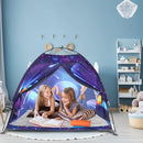 Space World Kids Play TentSpaceship Tent for Kids, Foldable Pop Up Indoor Outdoor Party Spaceship Playhouse Tent Toy for Boys Girls-47 * 47 * 41 (Dark Purple) by TinyTreasures Baby Boutique