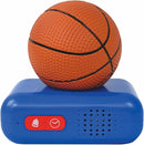 LEXiBOOK - Basketball - Basketball Nightlight Alarm Clock, Sounds and Melodies, LCD Backlit Screen, Luminous, Snooze, Blue/Orange, RL800BA by TinyTreasures Baby Boutique