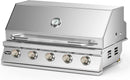 Hygrill 40-Inch Built In Grill, Stainless Steel 5-Burner Grill Head for Outdoor Kitchen, Liquid Propane by GreenHaven Gardens