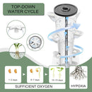 Hydroponics Tower Indoor Growing System Vertical Garden Planter Indoor Smart Garden Kit with Pump and Movable Water Tank Vegetable Plant Gift for Gardening Lover (30-Plants) by GreenHaven Gardens