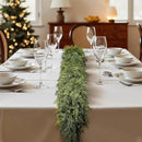 6 ft Christmas Garland, Cedar Garland, Real Touch Cypress Garlands, Green Artificial Greenery Garland for Mantel Indoor Outdoor Christmas Decorations by CozyNest Decor