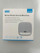 Portable White Noise Sound Machine - August SE160 - Calming, Ambient Sleep Therapy - 14 Soothing Sounds for Babies, Children, Adults - Sleep Aid with Timer - 60-Hour Battery - USB-C Charging - White by TinyTreasures Baby Boutique