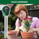 3-in-1 Soil pH Meter - Moisture, Light, and pH Tester for Garden, Lawn, Farm, Indoor & Outdoor Plant Care, Green by GreenHaven Gardens
