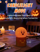 Ghost Stumps Lamp, Cute Ghost LED Night Light, Halloween Party Decorations Indoor, Halloween Centerpieces Decorations for Table, Shelf, Fireplace by TinyTreasures Baby Boutique