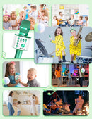 BONAOK Wireless Bluetooth Karaoke Microphone, 3-in-1 Portable Handheld Mic Speaker for All Smartphones, Gifts for Boys Kids Adults All Age Q37(Green) by TinyTreasures Baby Boutique