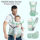 Baby Carrier Ergonomic Infant Carrier with Hip Seat Kangaroo Bag Soft Baby Carrier Newborn to Toddler 7-45lbs Front and Back Baby Holder Carrier for Men/Women Dad Mom by TinyTreasures Baby Boutique
