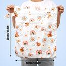 2pcs Travel Waterproof Laundry Bag, Cloth Diaper Wet Dry Bags with Handle & 2 Zipper Pockets, Reusable Washable Dirty Clothes Bag for Baby Adult Travelling Hanging, Bathing Beach Pool Daycare by TinyTreasures Baby Boutique