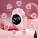 Kids Watches for Girls Boys Digital Sport Watch with Step Counter Pedometer Vibration Alarm Clock, No App Waterproof Fitness Tracker Kids Watch Boys Girls Teens Students Ages 5-16 by TinyTreasures Baby Boutique