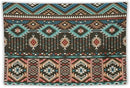 HZOHNAGO Aztec Tapestry Turquoise Blue and Brown and Native American Tribal Pattern Printed Wall Tapestry Wall Hanging for Bedroom Living Room Dorm 90" W x 60" H by CozyNest Decor