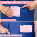 Clipboard Foldable Without Edition Cheat Sheets Aluminum 3 Layers Foldable Clipboards Pocket Size Profile Clip Clipboards Notepad for Students, Nurses,Contractor Trucker Driver by TinyTreasures Baby Boutique
