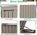 DRATO 80 Gallon Large Deck Box, Outdoor Storage Box for Patio Furniture, Patio Cushions, Gardening Tools, Pool Supplies 480lbs Weight Capacity,Waterproof Resin Storage Boxes by GreenHaven Gardens